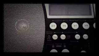 Shortwave test transmission 11675 kHz