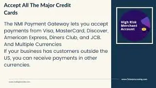 NMI Merchant Gateway Your One Stop Payment Solution