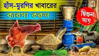 ফিড তৈরির ব্যবসায় স্বল্প পুঁজি দ্বিগুণ আয় | Feed Machine | ফিড তৈরী মেশিন | Poultry Feed Machine