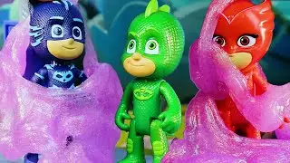 PJ Masks Full Episodes | Sticky Splat Attack | Kids TV