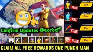 HOW TO CLAIM ONE PUNCH MAN EVENTS FREE REWARDS IN TELUGU || ABK TELUGU GAMER