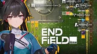 Xlice пробует построить базу в Arknights Endfield (первые впечатления от игрового процесса Factory)
