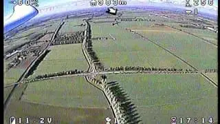 The First Cold Flight 2012 Easy Star II FPV