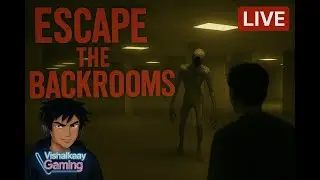 LET's TRY THIS MF HORROR GAME | GIVE NO REACTION | ESCAPE THE BACKROOMS