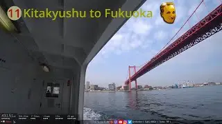 Robcdee's Cyclethon 4. Day 11.Kitakyushu to Fukuoka.