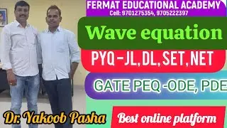 JL,DL, TG SET|WAVE EQUATIONS-2|MATHEMATICS ONLINE|TG &AP SET|CSIR-25|TARGET JOB|GURUKULA JOBS|