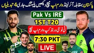 Pakistan Vs Ireland T20 World Cup Warm Up Match schedule & Pak Playing 11 for T20 World Cup 2026
