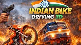 Indian Bike Driving 3D का जबरदस्त Gameplay🏍️ Open City + Real Bike Experience💥 Full Masti,