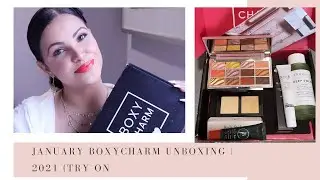 Распаковка BOXYCHARM за январь 2021 | Примерка
