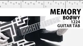 【TAB譜】Memory  BOØWY　ギターカバー　布袋寅泰　タブ譜