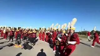 IOWA STATE CYCLONES MARCHING BAND LIVE AT HAWKEYES CYHAWK FOOTBALL GAME@CycloneFB @iowastateu 4K