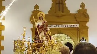 Marcha Reina la Esperanza,Banda Municipal de Aznalcollar acompañando a la Emperatriz Santa Elena