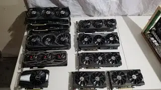 GPU size difference 3090, 3070, 1660s for 6U mining case