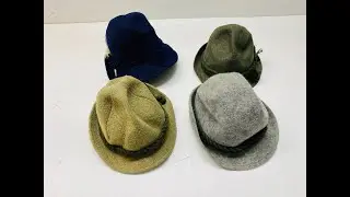 Мешок № у3592. Шляпы ретро. ВИНТАЖ!! Арт 3218. Вес 4,3 кг. Кол-во 41 шт.