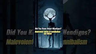 Did You Know About Wendigos? Malevolent Spirits of Cannibalism and Winter #shorts #wendigos