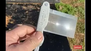 Wallet Fresnel Lens, Hands Free No Blow Solar Ignition