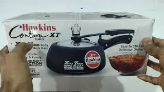 Hawkins Contura Black Induction Base 2liter Pressure cooker | Hawkins 2L cooker | Inner Lid Cooker