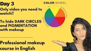 FREE PROFESSIONAL MAKEUP CLASS IN ENGLISH DAY 3|Complete MakeupCourse|ONLINE  Makeup CLASS |Pratibha