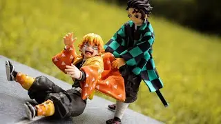 BUZZmod Kimetsu No Yaiba Demon Slayer Zenitsu Agatsuma Figure Review Espa&ntilde;ol