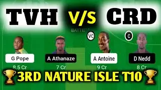 TVH VS CRD / TVH VS CRD Dream11 / TVH VS CRD Dream11 Prediction / TVH VS CRD Dream11 Today Match
