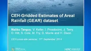 CEH-Gridded Estimates of Areal Rainfall (GEAR) dataset