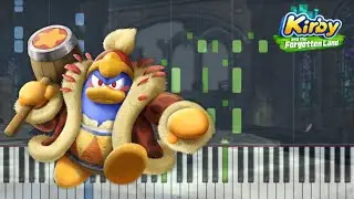 Kirby and the Forgotten Land - Roar of Dedede [Piano Tutorial] (Synthesia)