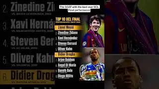Best ever UCL Final performances