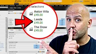 I Made &pound;49 Profit BEFORE KICKOFF - Betfair Football Trading