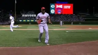 Amir Garrett sprints to dugout after strike out