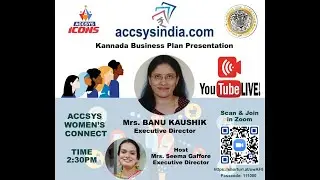 Accsys India Women's Connect Kannada Presentation 11/09/2022 By Banu ED & Seema ED #parttimejob