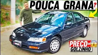 UM SEDAN de LUXO BARATO ABAIXO dos 25 MIL REAIS? 😱 Honda Accord