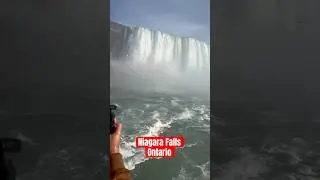 Breathtaking Niagara Falls❤️ #shorts #short #shortvideo #travel #explore #ontario #niagarafalls