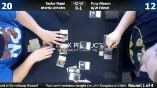 Standard 4/12/17: Taylor Gunn (Mardu Vehicles) vs. Tony Mason (B/W Eldrazi)