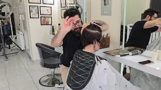 Blunt Bob Haircut Tutorial | Precision Lines and Modern Shape