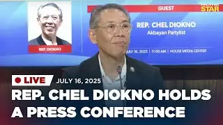 LIVESTREAM: Rep. Chel Diokno holds a press conference (July 16, 2025)