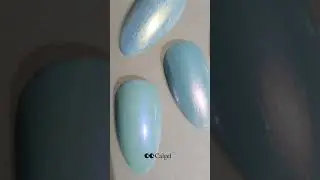 Glazed nails with Calgel