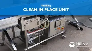 Millitec CIPU Conveyor Cleaning Unit | Wash & Dry Without Production Downtime