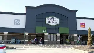 Snow on the way and shoppers at the hardware store, tough sledding