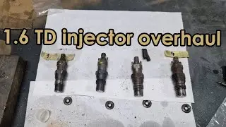 1.6TD injectors overhaul on Golf MK2 GTD