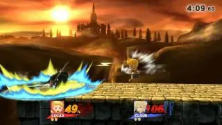 Smash Wii U:Lucas' Up Smash OP