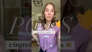 PCOS 2-Ingredient Snacks! Quick and simple! #recipe #pcos #weightloss