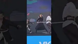 Пафосно бью детей на сцене #saberfighting #lightsaber #vkfest2024