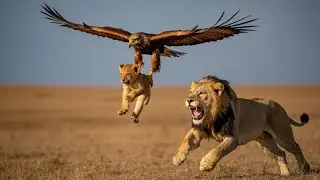 Eagle Vs Lion 2025 | Thriller Fights Compilation | Who will Win | AI animals Fight