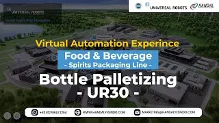 Virtual Automation Experince - Bottle Palletizing - UR30