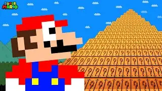 Super Mario Bros. Mario VS  9999 Item Blocks!