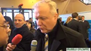 ALDE PARTY CONGRES 01/02/2013. Interview Olli REHN