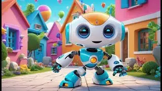 Ricky Robot Counts Shapes | Fun Shapes & Counting Song for Kids | Educational Rhyme for Toddlers