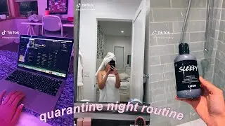 ☾ quarantine night routine ☾ AESTHETIC tiktok videos