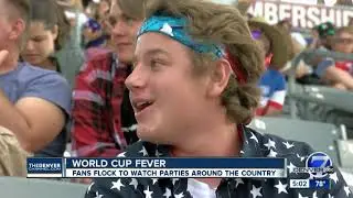 Hundreds show up in force at Dick's Sporting Goods Park to watch the Women's World Cup Championship