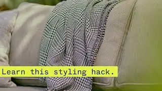 How to Style a Throw Blanket | Outer